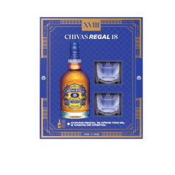 WHISKY CHIVAS REGAL 18 AÑOS * 700 ML ESTUCHE