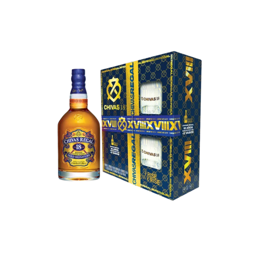 WHISKY CHIVAS REGAL 18 AÑOS * 700 ML ESTUCHE
