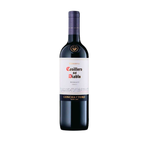 VINO TINTO CASILLERO DEL DIABLO MERLOT * 750 ML