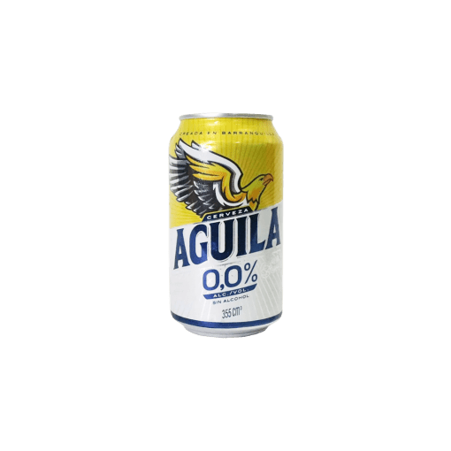 CERVEZA AGUILA CERO LATA * 330 ML