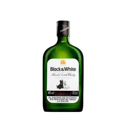 WHISKY BLACK AND WHITE * 375 ML