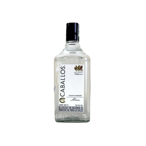 TEQUILA TRES CABALLOS SILVER * 375 ML