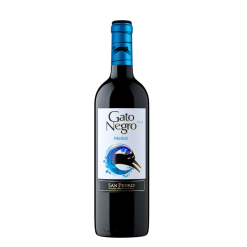 VINO TINTO GATO NEGRO MERLOT * 750 ML