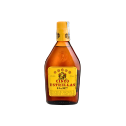 BRANDY CINCO ESTRELLAS * 375 ML