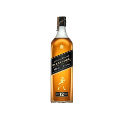 WHISKY JOHNNIE WALKER BLACK LABEL 12 AÑOS * 375 ML