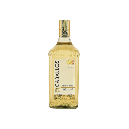 TEQUILA TRES CABALLOS GOLD * 375 ML