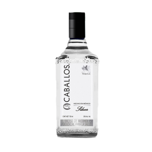 TEQUILA TRES CABALLOS SILVER * 1 LT