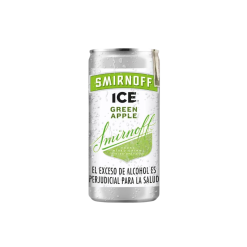 COCTEL SMIRNOFF ICE GREEN APPLE LATA * 250 ML
