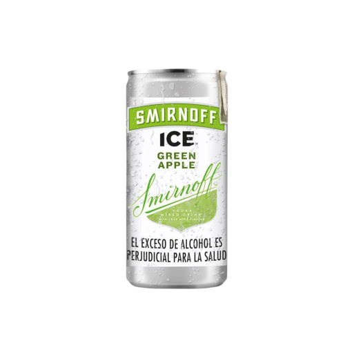 COCTEL SMIRNOFF ICE GREEN APPLE LATA * 250 ML