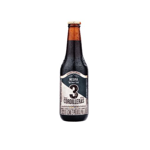 CERVEZA TRES CORDILLERAS NEGRA BOTELLA * 330 ML