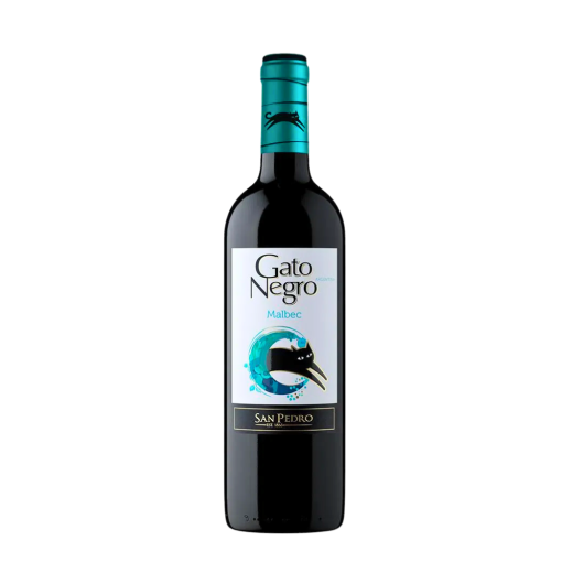 VINO TINTO GATO NEGRO MALBEC * 750 ML