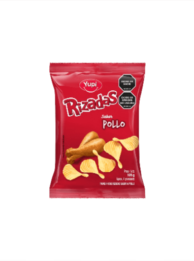 PAPA RIZADAS POLLO * 105 GR