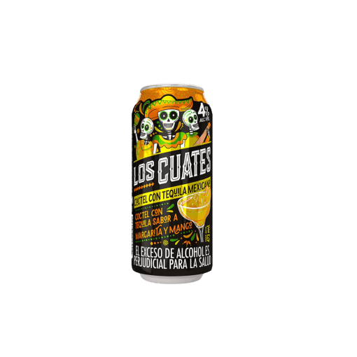COCTEL LOS CUATES MARGARITA Y MANGO * 473 ML