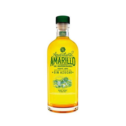 AGUARDIENTE AMARILLO MANZANARES * 750 ML