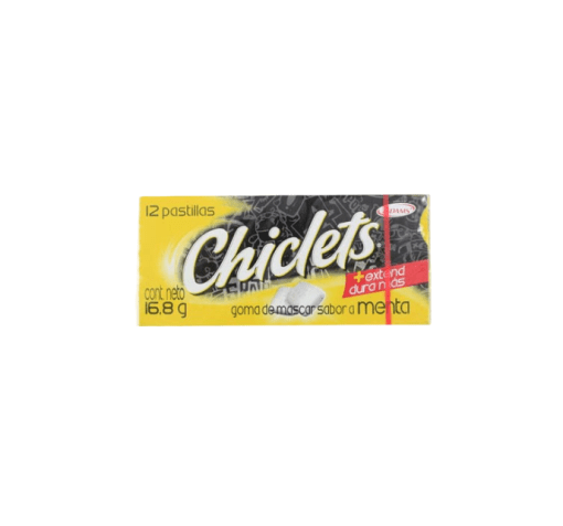 CHICLE ADAMS MENTA CAJA * 16.8 GR