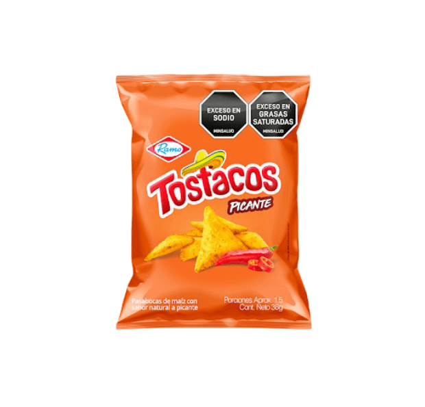 TOSTACOS PICANTE * 38 GR