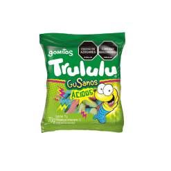 GOMITAS TRULULU GUSANOS ACIDOS * 70 GR