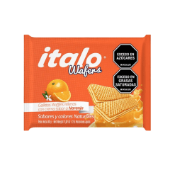 GALLETA ITALO WAFERS NARANJA * 80 GR
