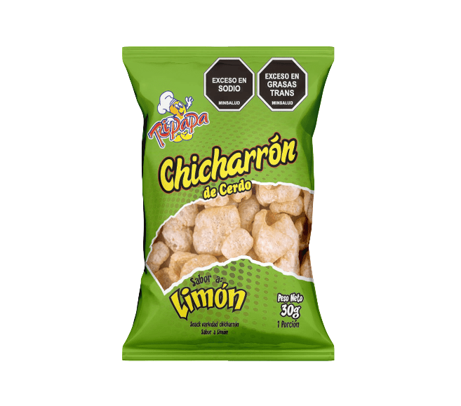 CHICHARRON RIPAPA LIMON * 30 GR