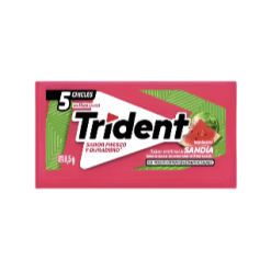 CHICLE TRIDENT BARRA SANDIA 5 UND * 8.5 GR
