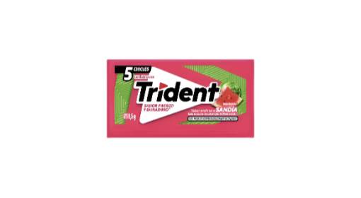CHICLE TRIDENT BARRA SANDIA 5 UND * 8.5 GR
