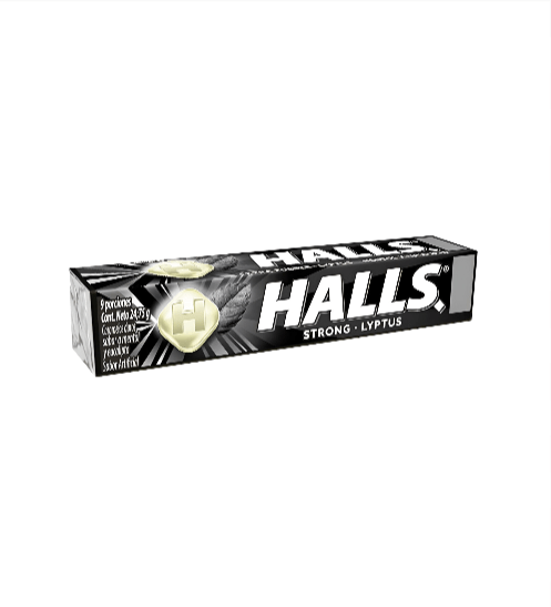 HALLS BARRA NEGRO * 24.75 GR