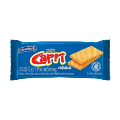 GALLETA WAFER CAPRI VAINILLA * 12 GR