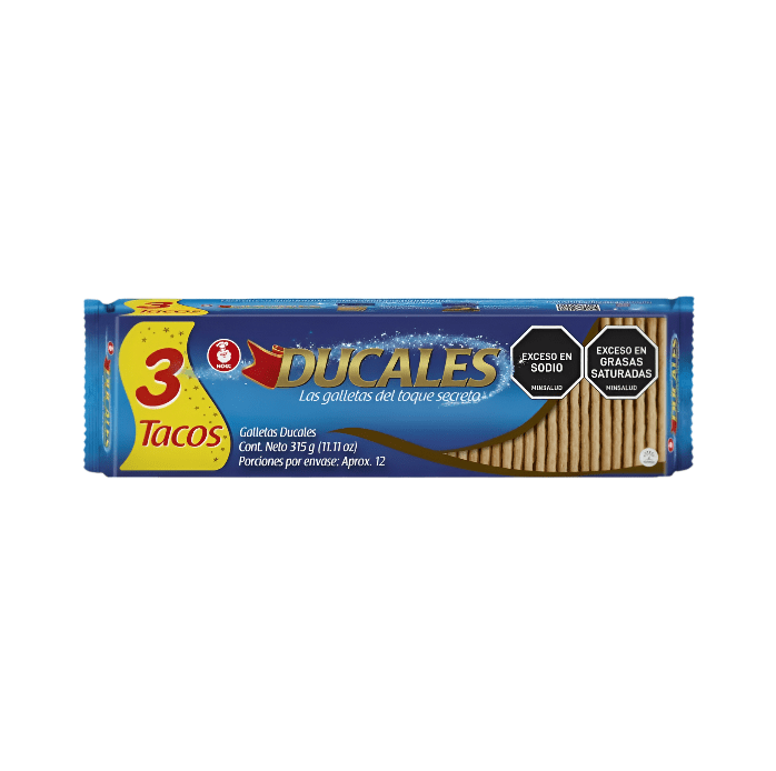 GALLETA DUCALES 3 TACOS * 315 GR