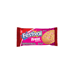 GALLETA FESTIVAL FRESA * 33.6 GR