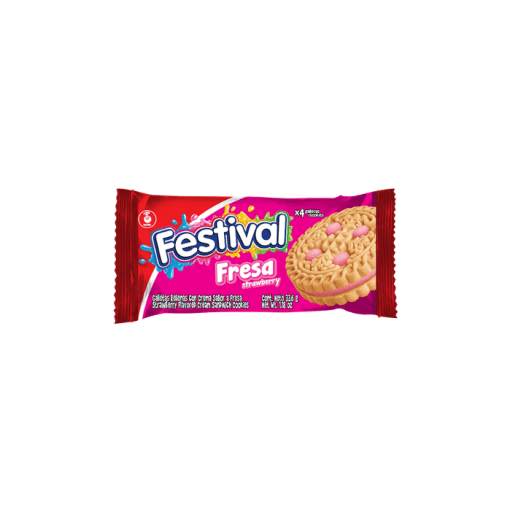 GALLETA FESTIVAL FRESA * 33.6 GR