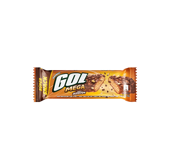 CHOCOLATINA GOL MEGA AREQUIPE * 46 GR