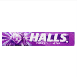 HALLS BARRA MORA AZUL * 25.2 GR