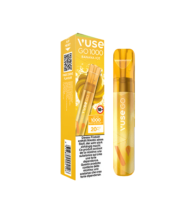 VAPE VUSE GO BANANA ICE 1000 PUFF * 34 MG
