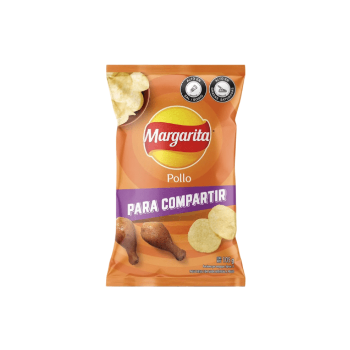 PAPA MARGARITA POLLO * 105 GR