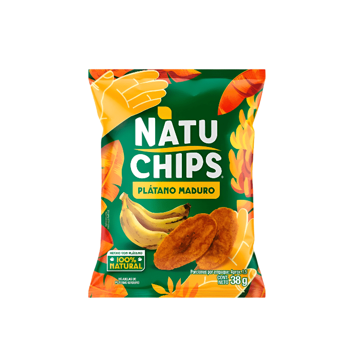 NATUCHIPS PLATANO MADURO * 38 GR