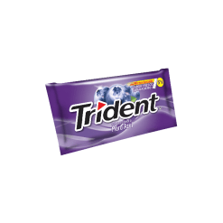 CHICLE TRIDENT BARRA MORA AZUL 5 UND * 8.5 GR
