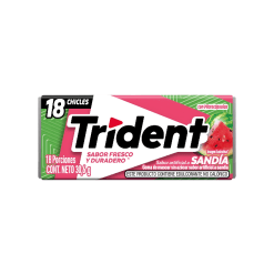 CHICLE TRIDENT VALUPACK SANDIA * 18 UND