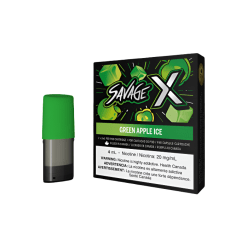 ESENCIA STLTH SAVAGE GREEN APPLE ICE * 50 MG