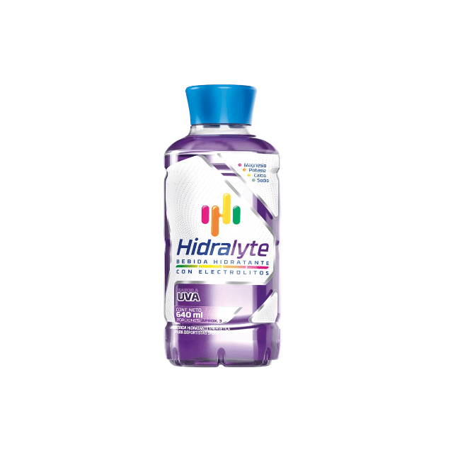 SUERO HIDRALYTE UVA * 640 ML