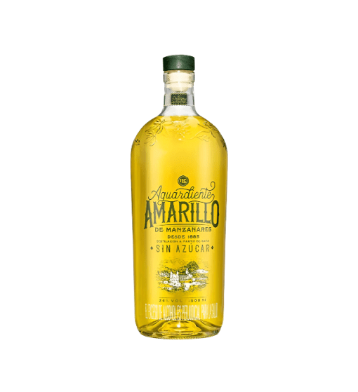 AGUARDIENTE AMARILLO MANZANARES * 1500 ML