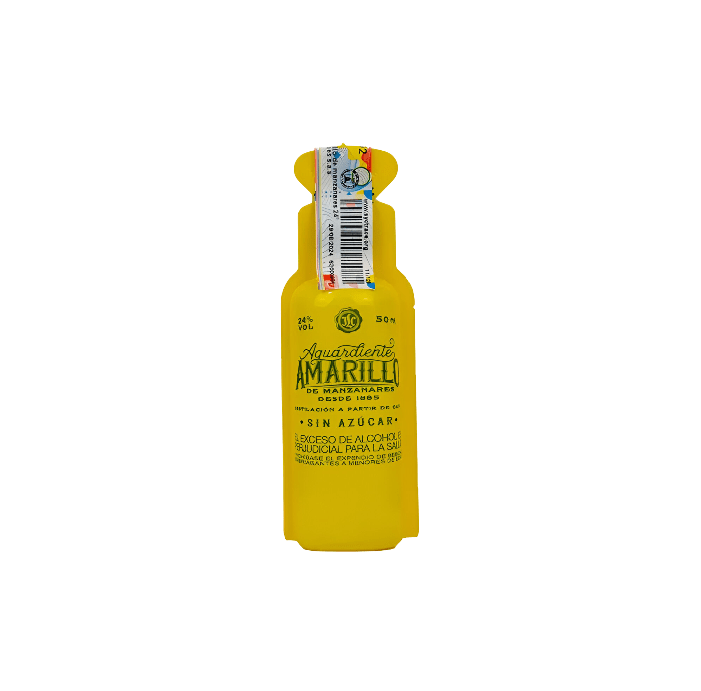 AGUARDIENTE AMARILLO MANZANARES * 50 ML