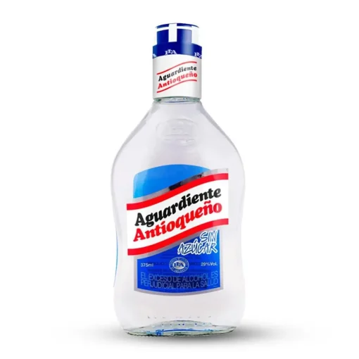 AGUARDIENTE ANTIOQUEÑO TAPA AZUL SIN AZUCAR * 375 ML