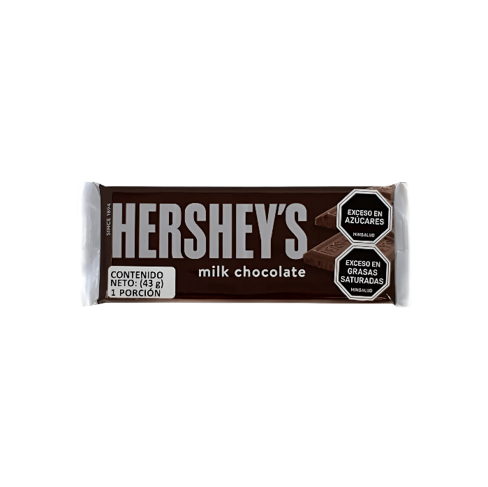 CHOCOLATINA HERSHEYS MILK CHOCOLATE * 43 GR