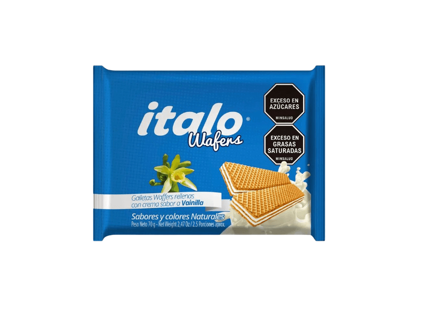 GALLETA ITALO WAFERS VAINILLA * 70 GR