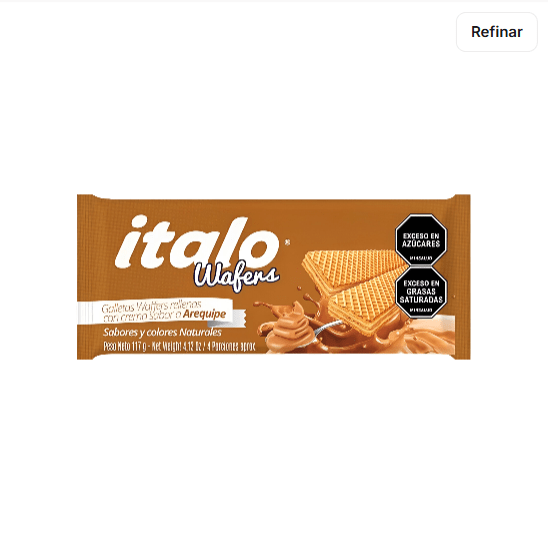 GALLETA ITALO WAFERS AREQUIPE * 80 GR