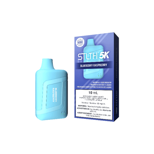 VAPE STLTH DESECHABLE 5K BLUEBERRY RASPBERRY 50 MG * ML