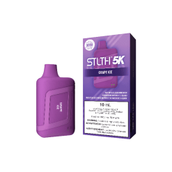 VAPE STLTH DESECHABLE 5K GRAPE ICE 50MG * ML