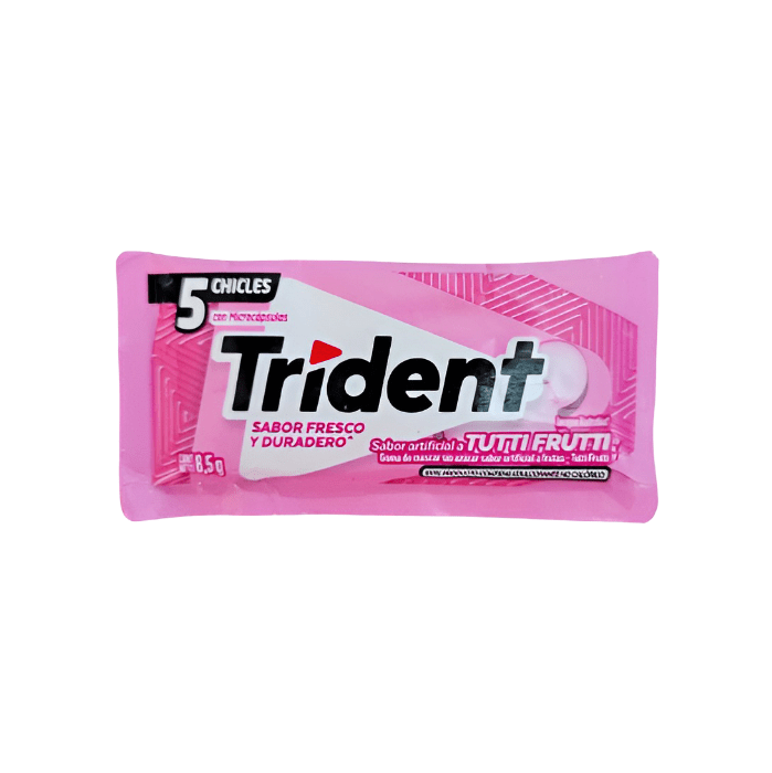 CHICLE TRIDENT * 8.5 GR TUTTY FRUTTI