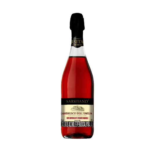 VINO LAMBRUSCO SARSITANO ROSADO * 750 ML