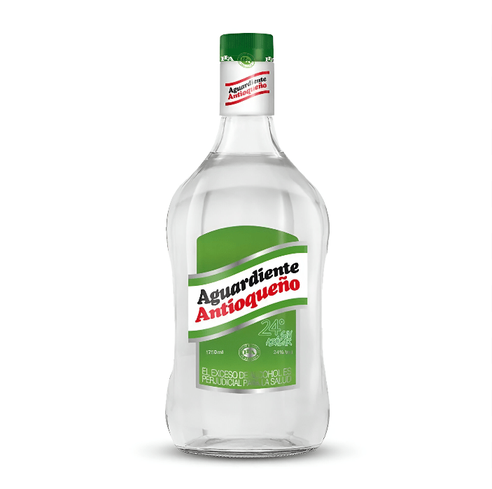 AGUARDIENTE ANTIOQUEÑO TAPA VERDE SIN AZUCAR * 1750 ML